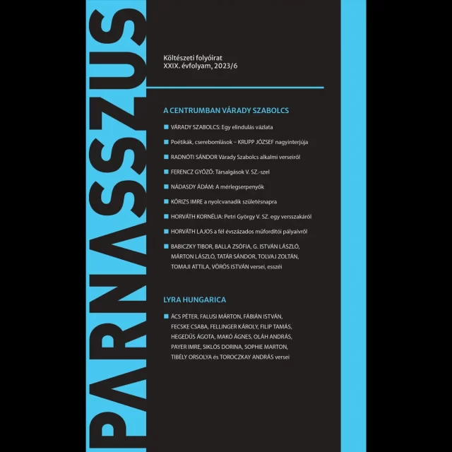 Parnasszus folyóirat 2023. 6. szám